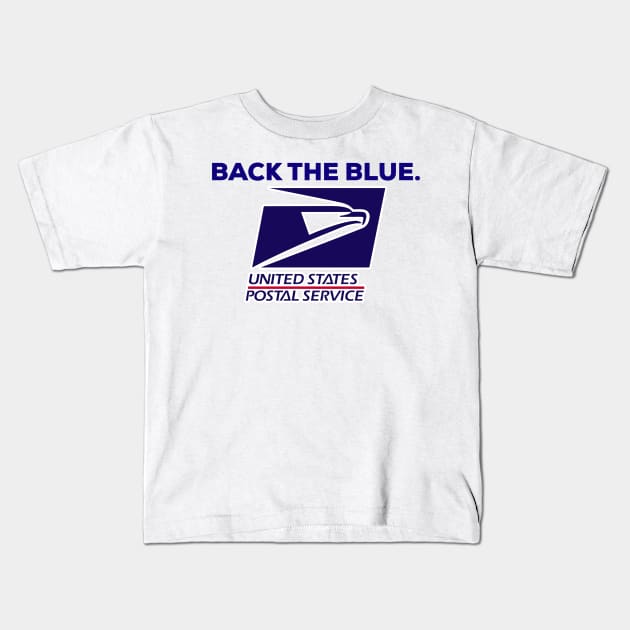 Back the Blue Post Office United States Postal Service ACAB Shirt Kids T-Shirt by B3an!